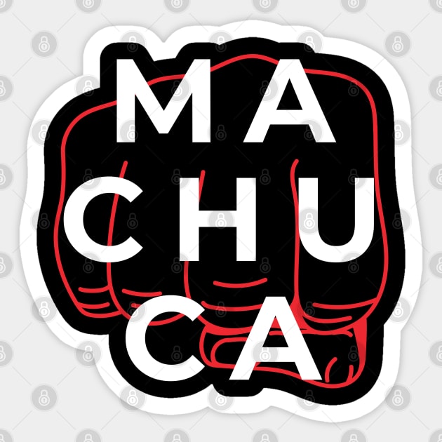 Machuca  - Dominican Republic fistbump Sticker by JosePepinRD